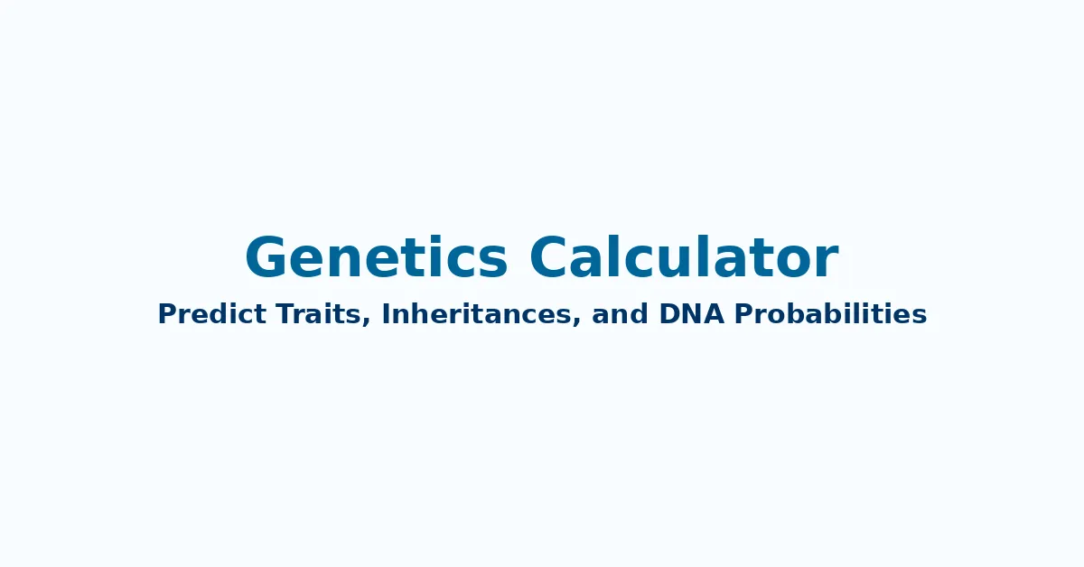 Genetic calculator