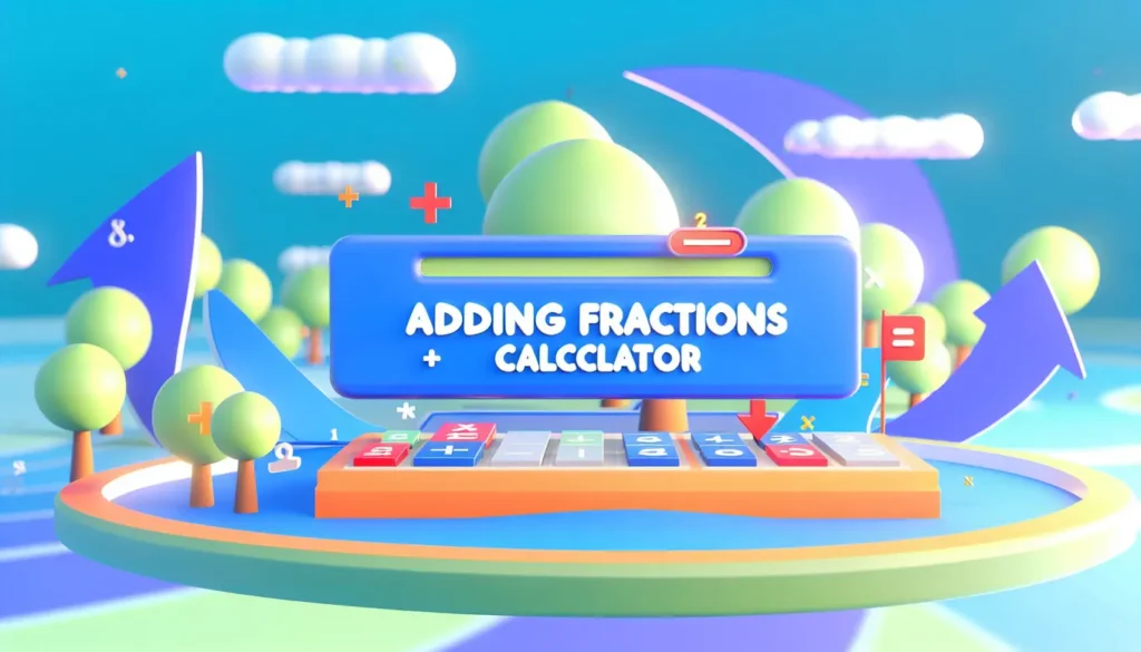 Adding Fractions Calculator