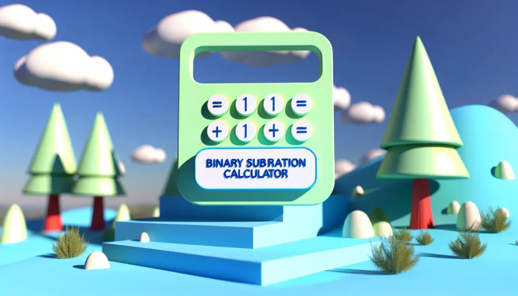 Binary Subtraction Calculator