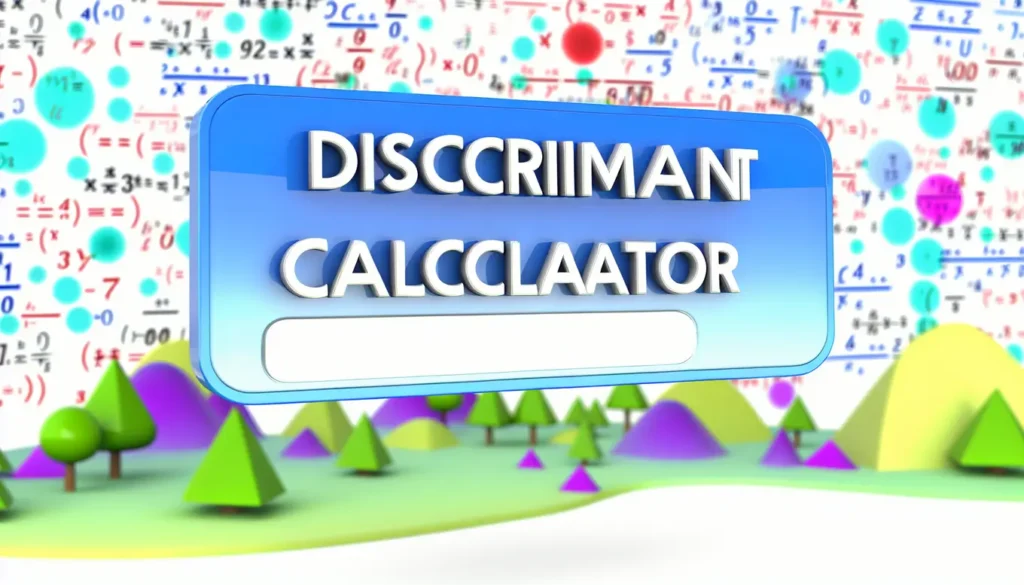 Discriminant Calculator